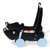 Takkie loopwagen met blokken hout