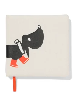 Takkie notitieboek 15x15cm gelinieerd canvas