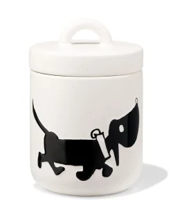 Takkie snoepjespot 17x11.5x11.5cm wit