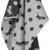 Takkie theedoek 65x65cm katoen stippen