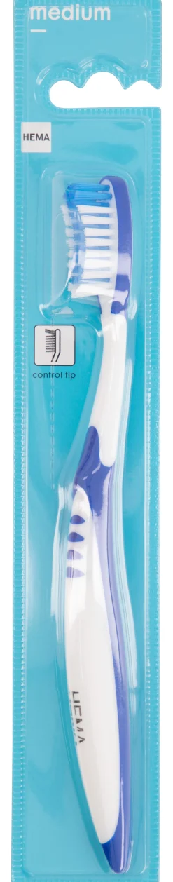 tandenborstel met control tip - medium