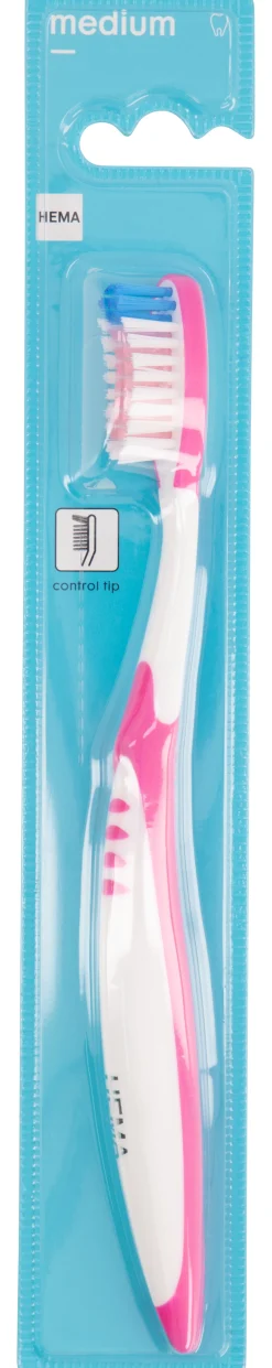 tandenborstel met control tip - medium