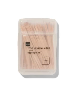 tandenstokers dun - 120 stuks