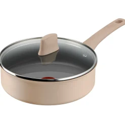 Tefal hapjespan Ø24cm keramisch PFAS-vrij met deksel