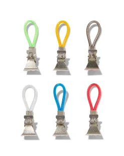 theedoek clips - 1.5 x 5.5 - gekleurd