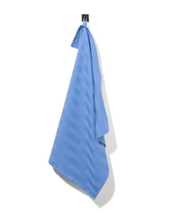 theedoek 65x65 katoen blauw