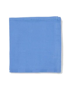 theedoek 65x65 katoen blauw
