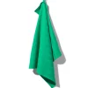 theedoek 65x65 katoen groen