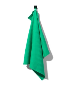 theedoek 65x65 katoen groen