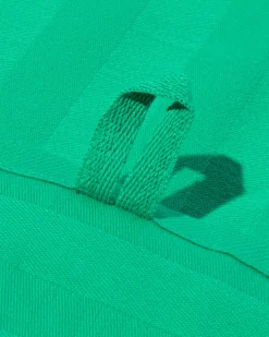 theedoek 65x65 katoen groen