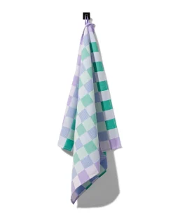 theedoek 65x65 katoen met ruiten