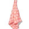 theedoek 65x65cm katoen appel koraal