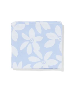 theedoek 65x65cm katoen bloemen