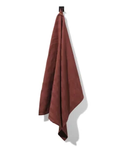 theedoek 65x65cm katoen bruin