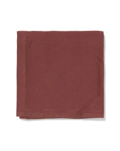 theedoek 65x65cm katoen bruin
