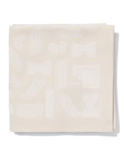 theedoek 65x65cm katoen pasta
