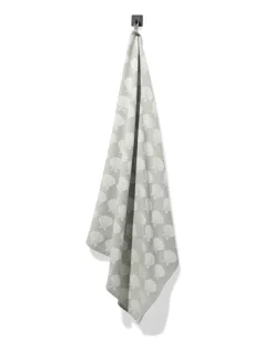 theedoek 65x65cm katoen schelpen