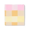 theedoek 65x65cm katoen tompouce roze