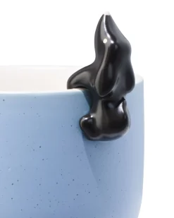 theemok 480ml aardewerk lichtblauw Takkie