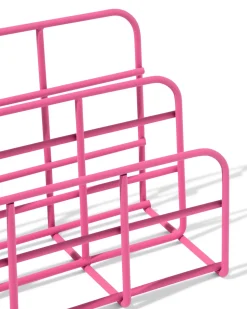 tijdschriftenrekje roze