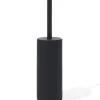 toiletborstelhouder Ø9.5x43cm mat zwart