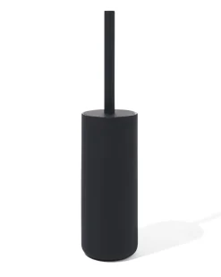 toiletborstelhouder Ø9.5x43cm mat zwart