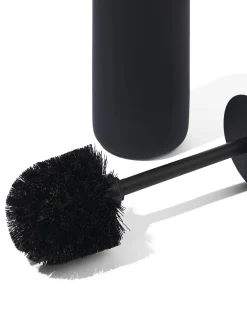 toiletborstelhouder Ø9.5x43cm mat zwart