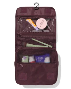 toilettas hangend 22x25cm bordeaux