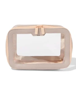 toilettas 24x15x8cm transparant