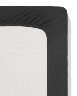 topper hoeslaken 90x200cm jersey donkergrijs