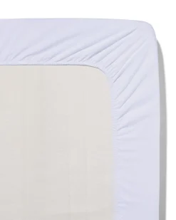 topper hoeslaken 90x200cm zacht katoen wit