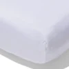 topper hoeslaken 140x200cm zacht katoen wit