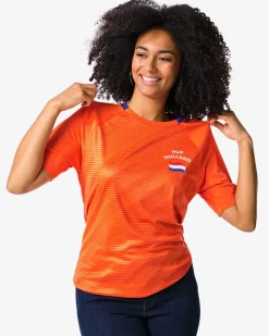 T-shirt voor volwassenen WK oranje