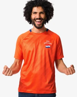 T-shirt voor volwassenen WK oranje