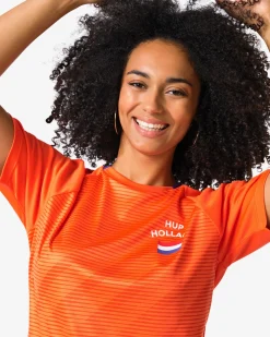 T-shirt voor volwassenen WK oranje