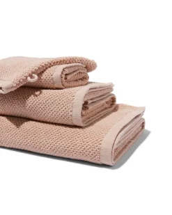 tweedekans washand recycled katoen 16x21 oudroze