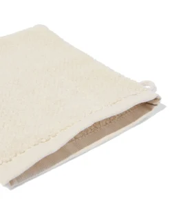 tweedekans washand recycled katoen 16x21 ecru