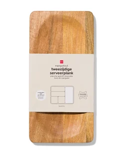 tweezijdige serveerplank 34x17cm mangohout