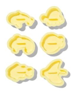 uitsteekvormen dieren - 6 stuks