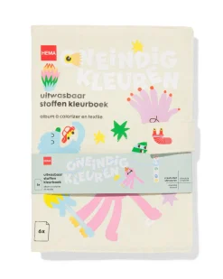 uitwasbaar stoffen kleurboek