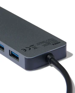 USB C hub grijs