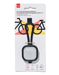USB fietslampje voor- en achter