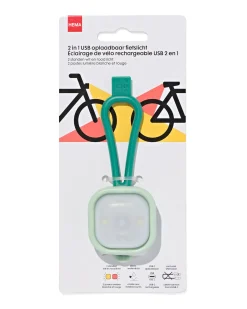 USB fietslampje voor- en achter