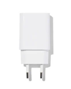 USB oplader 2.1A met 2 poorten wit