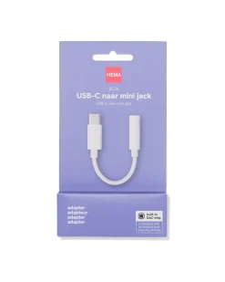 USB-C naar 3.5mm jack adapter