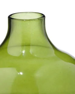vaas voor geurstokjes ⌀2.4x10cm glas groen