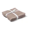 vaatdoekjes 30x30 katoen bruin - 3 stuks
