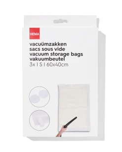 vacuümzakken 60x40cm - 3 stuks