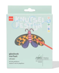verfset glaslook vlinder