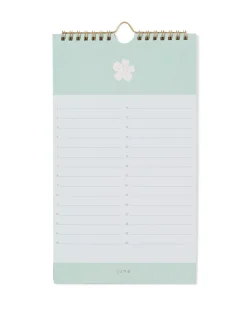 verjaardagskalender 29.5x16cm bloemen